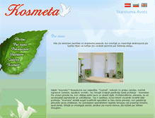 Tablet Screenshot of kosmeta.lv